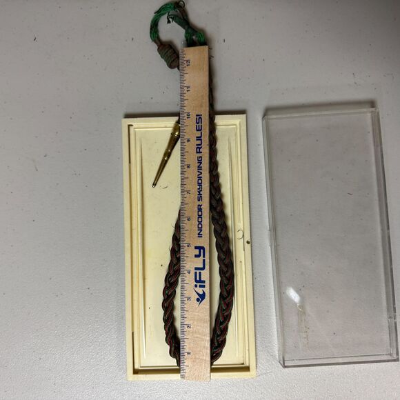 WW1 US Army Fourragere Award French Cord Military Regulation Shoulder Decoration - Picture 6 of 9